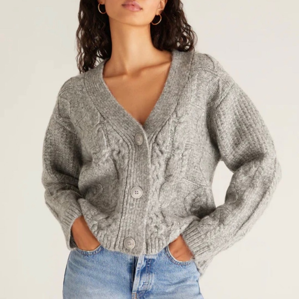 Z SUPPLY RYLEIGH CABLE KNIT CARDIGAN
